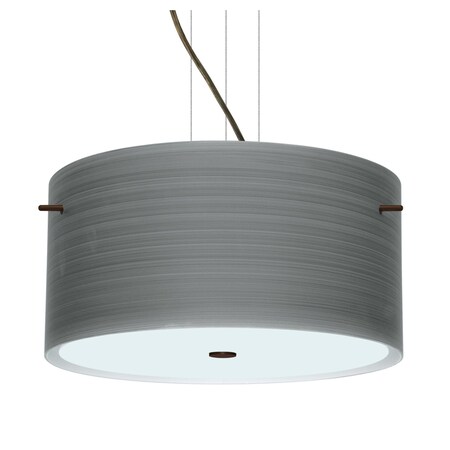 Besa Lighting Tamburo 16 Cable Pendant, Titan, Bronze Finish, 3x100W Incandescent 1KV-4008TN-BR